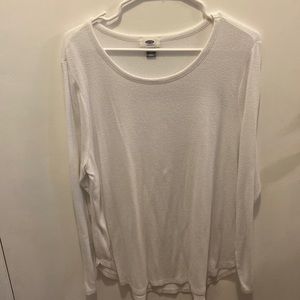 ❗️LAST CHANCE- Old Navy Women's White Long Sleeve Shirt❗️